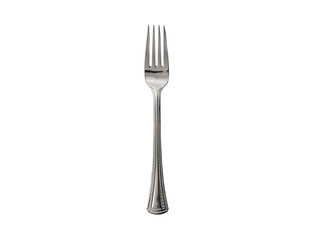 Isolated utensil silver fork on transparent background - 535376142