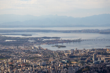 vista parcial da cidade do Rio de Janeiro. 