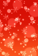 背景素材_イルミネーション_雪の結晶