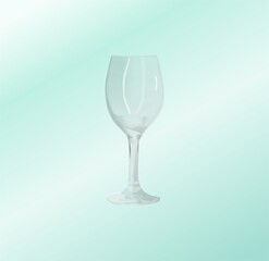 empty wine glass