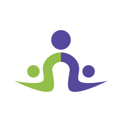 Community, network and social logo design