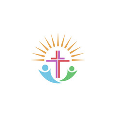 Church icon logo design