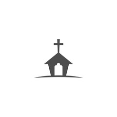 Church icon logo design