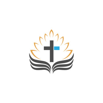 Church icon logo design