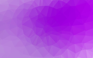 Light Purple vector blurry triangle texture.