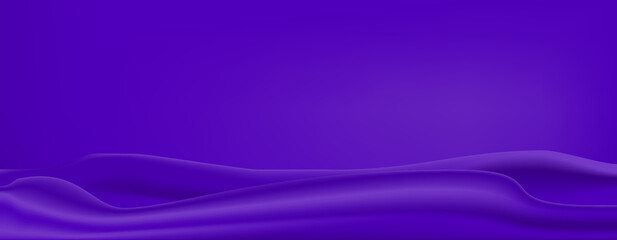 Luxurious background in rich dark blue hues. soft waves