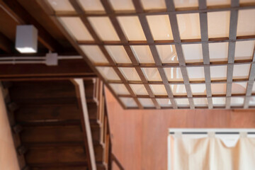 Retro item decorated in vintage house