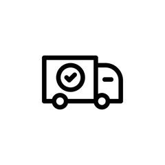 This Truck Delivery icon is suitable for your web, apk, or additional projects