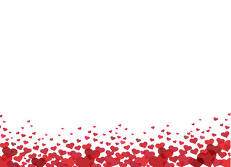 Obraz premium red heart and space background 