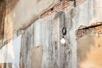 Retro item decorated in vintage house