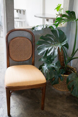 Minimal grunge style decoration of indy coffee shop