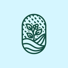 Illustration vector graphic of Rain drops Leaf perfect for cafe, restaurant, trip agent etc.