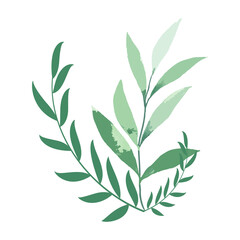 leaf and flower ornament png file