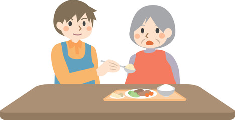 介護　食事介助