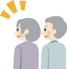 楽しそうな高齢者