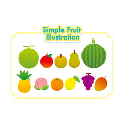 Simple Fruit Illustration