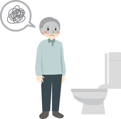 高齢者　体調不良　トイレ