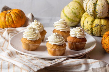 Pumpkin cupcakes