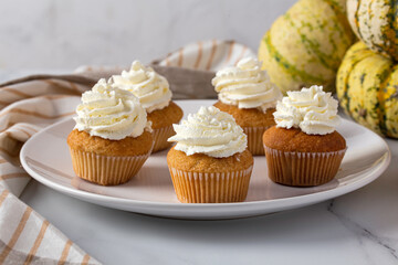 Pumpkin cupcakes