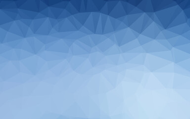 Fototapeta premium Light BLUE vector shining triangular template.
