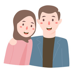 Young muslims love each other