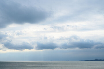 sea and sky background, beautiful landscape