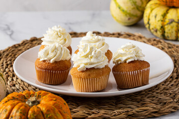 Pumpkin cupcakes