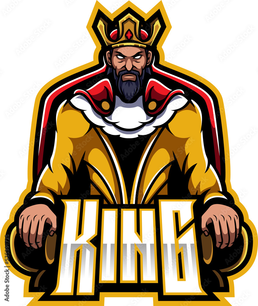 Poster the king esport mascot