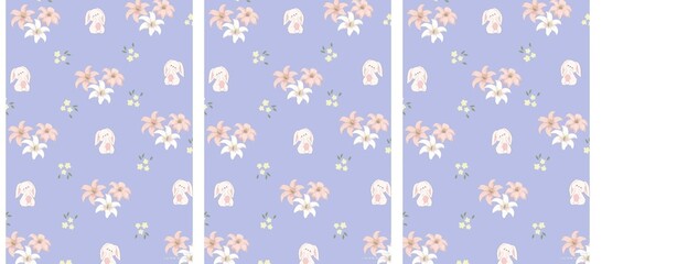 Floral prints printed on clothes, fabrics, pillows, blankets 