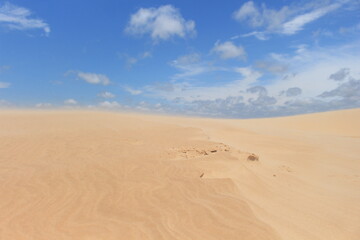 Fototapeta na wymiar Sand hills near the city of Santa Cruz de la Sierra Bolivia