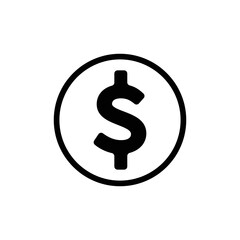money icon isolated vector illustration