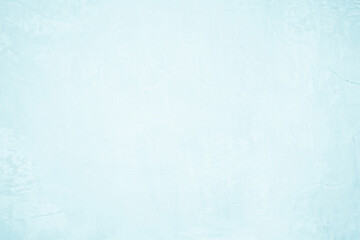 Pastel blue light concrete texture for background. Surface cement stone wall dry have scratched sand grunge soft. Paint paintbrush watercolor on ceramic.