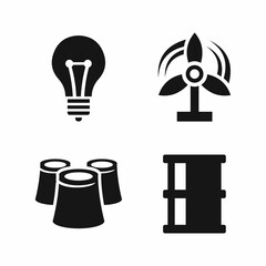 Energy Set Icons Vector