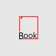Fototapeta na wymiar Book Logo Design symbol vector