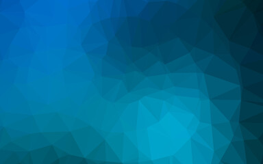Obraz premium Light BLUE vector low poly texture.