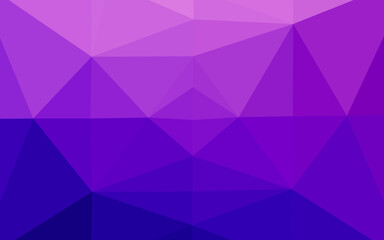 Light Purple vector polygon abstract backdrop.