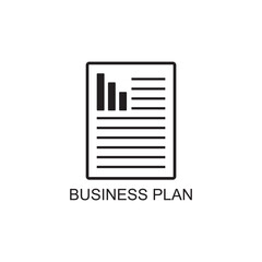 business plan icon , strategy icon