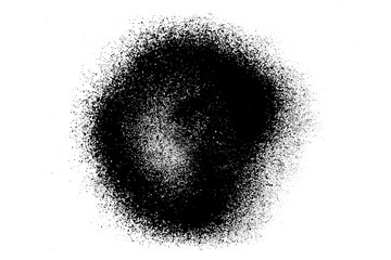 Distressed black texture. Dark grainy texture on white background. Dust overlay textured. Grain noise particles. Rusted white effect. Grunge design elements. Vector illustration, EPS 10.