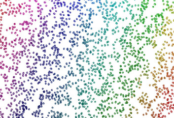 Light Multicolor, Rainbow vector pattern with spheres.