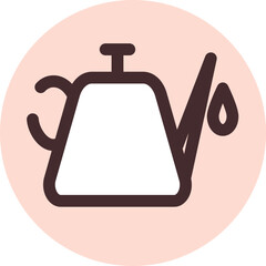 Car oil, illustration, vector on a white background.