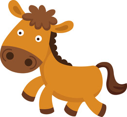 cartoon horse character