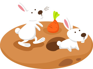 cartoon rabbit character