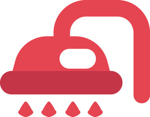 Hygiene shower, illustration, vector on a white background.