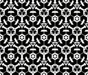 Geometric pattern. Seamless vector background. Ethnic graphic design.