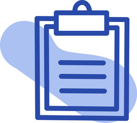 Patient paper, illustration, vector on a white background.