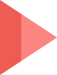 Music play button, illustration, vector on a white background.