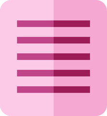 Pink school text, illustration, vector on a white background.