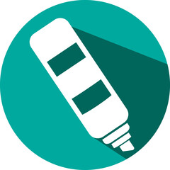 Stationery marker, illustration, vector on a white background.