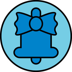 Winter bell, illustration, vector on a white background.