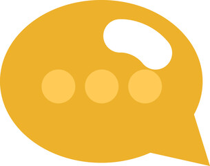 Workplace chat, illustration, vector on a white background.